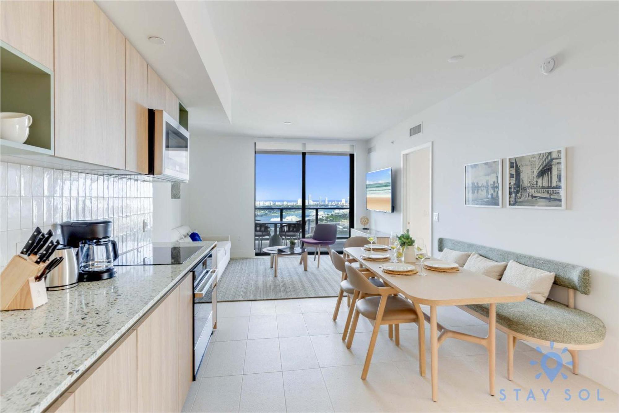 3br-3 Bth - Gym & Pool Apartamento Miami